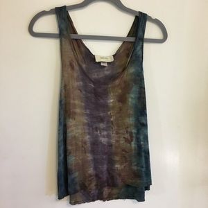 Woo. Tie Dye Racerback Tank Top